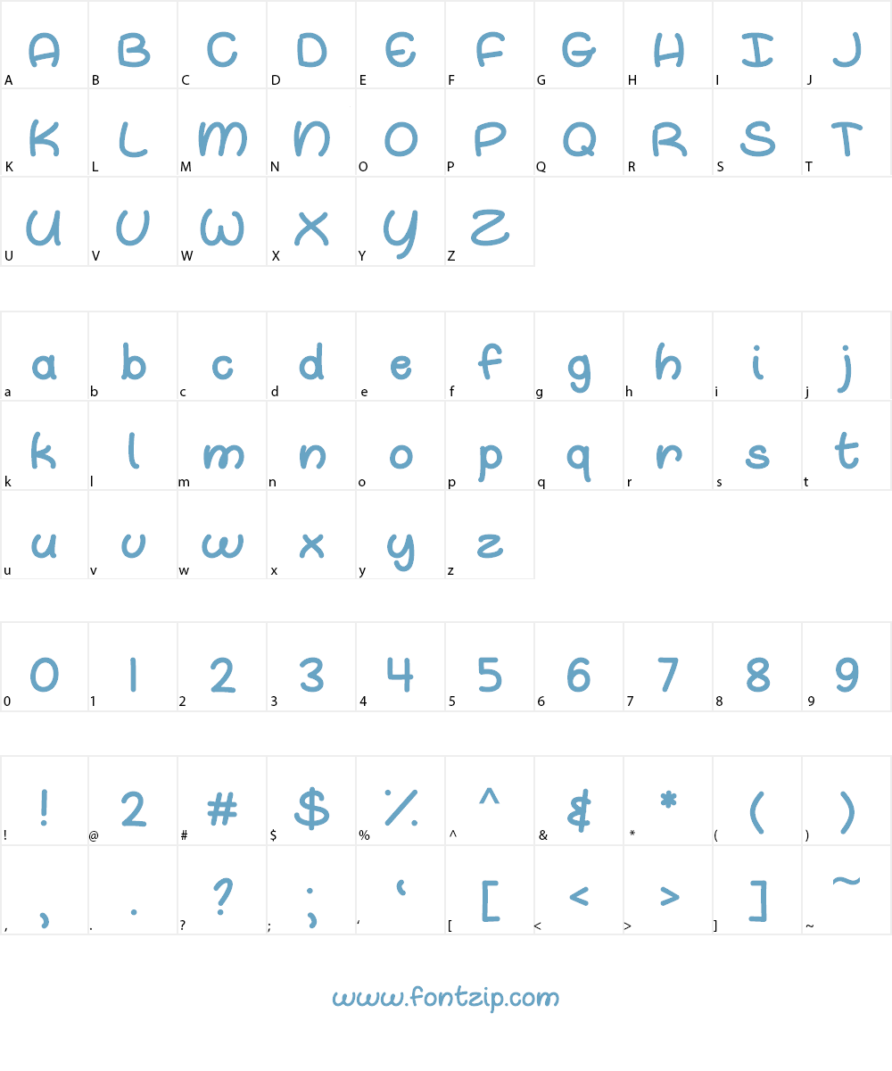 Oh Whale Font Character